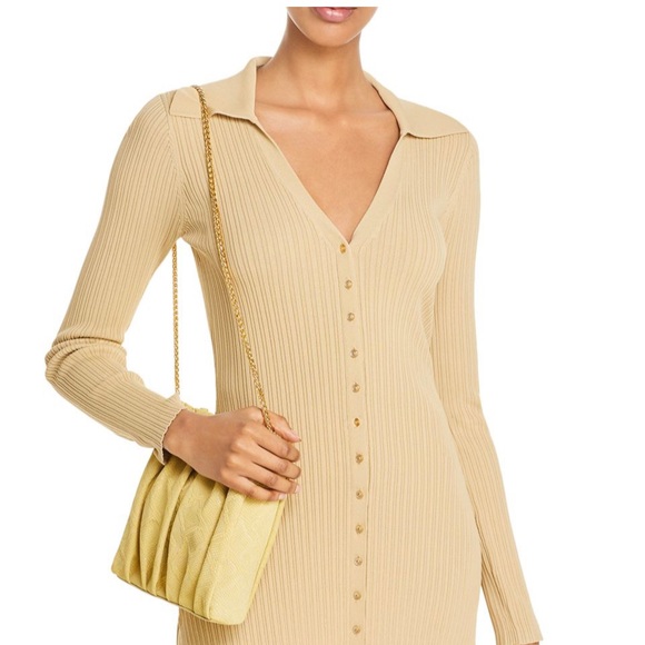 Elleme Vague Pleated Snakeskin Embossed Leather SHLDR Bag.Missing Original Strap - Picture 14 of 15